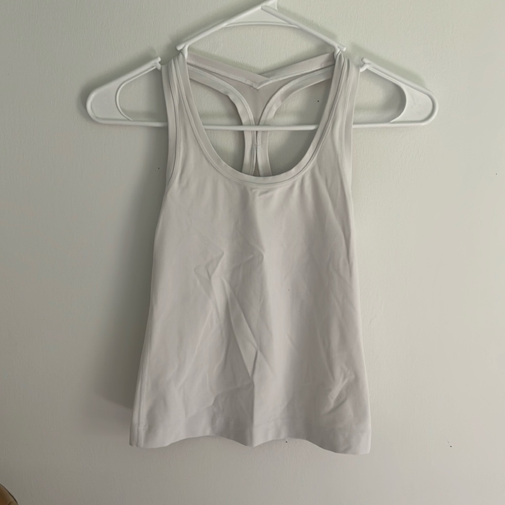 Race back tank top